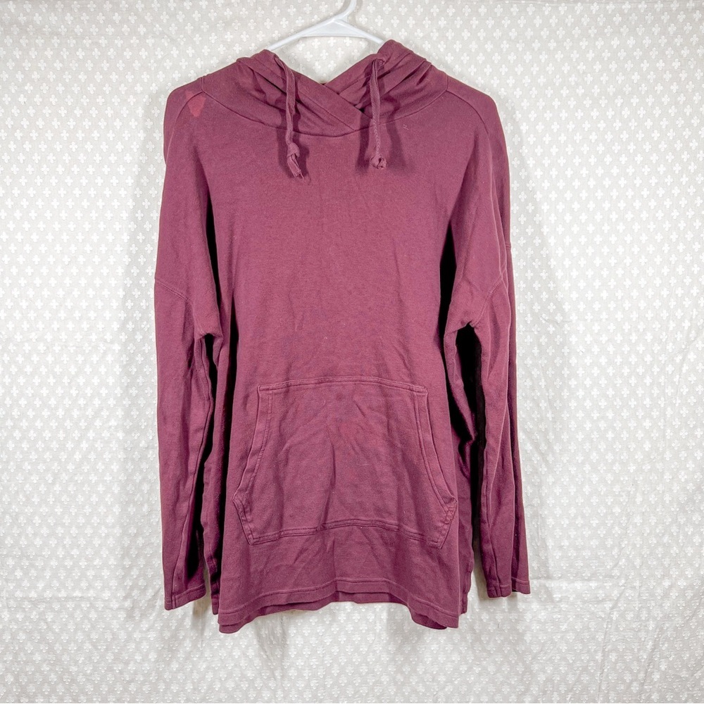 Pact‎ Purple Organic Cotton Pocket Hoodie Loungewear Cozy Eco Friendly